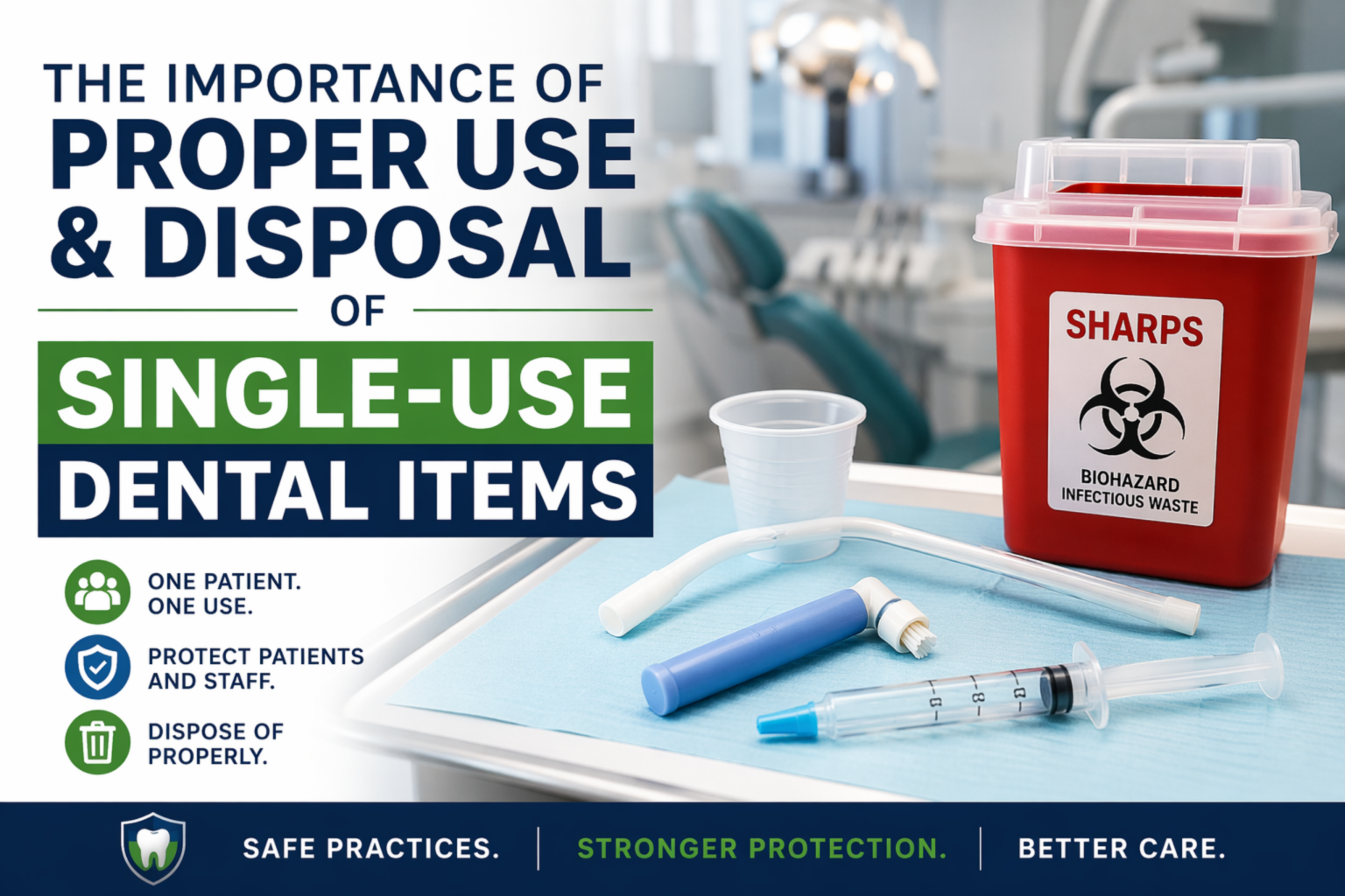 The Importance of Proper Use and Disposal of Single-Use Dental Items
