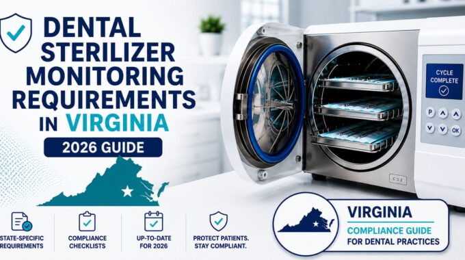 Virginia dental spore testing requirements weekly sterilizer monitoring 2026 guide