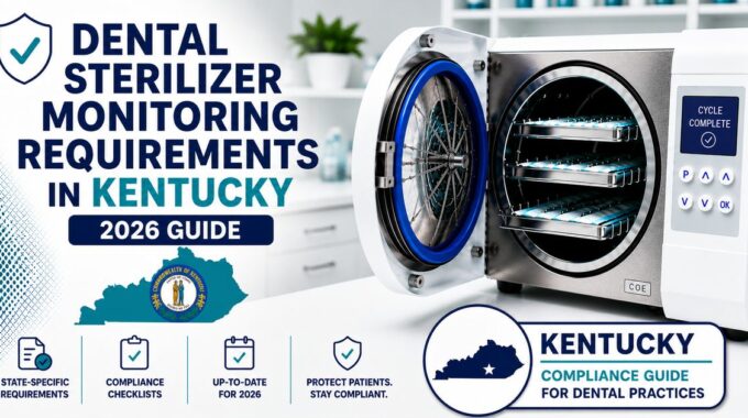 Kentucky dental spore testing requirements 2026 — 201 KAR 8:540 sterilizer monitoring guide