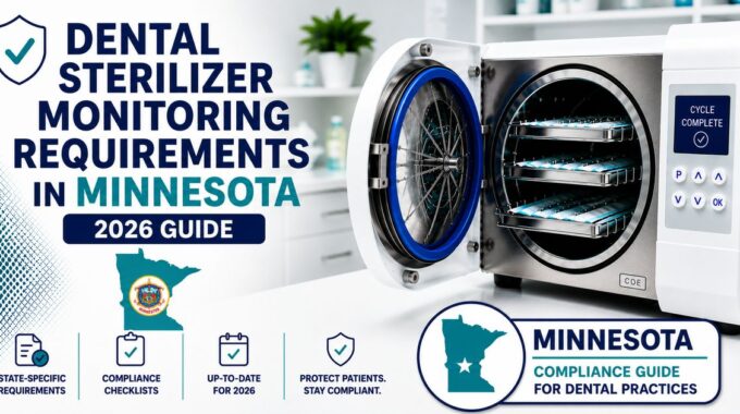 Minnesota dental spore testing requirements 2026 — Rule 3100.6300 sterilizer monitoring guide