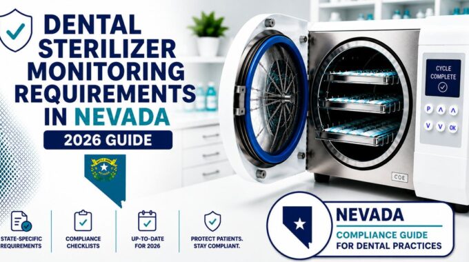 Nevada dental spore testing requirements 2026 sterilizer monitoring guide