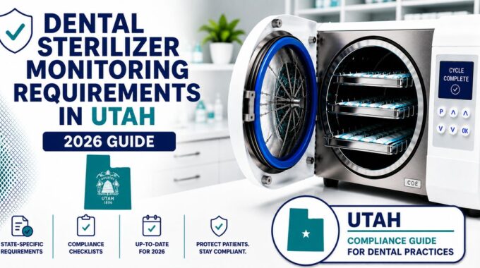 Utah dental spore testing requirements 2026 - sterilizer biological monitoring compliance guide